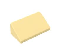 Gobricks 85984 Slope Brick 1x2x2/3 30° Sloped Brick 50 Pieces GDS-661 Compatible with Lego Building Blocks Color:Light Yellow 029