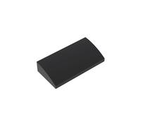 Gobricks 88930 Arched Brick Slope Brick Curved 2x4x2/3 No Studs, with Bottom Tubes 10 Pieces GDS-859 Compatible with Lego Building Blocks Color:Black