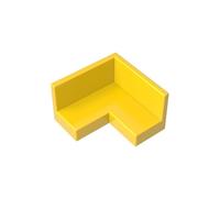 Gobricks 91501 Door Panel 2x2x1 Corner 50 Pieces GDS-1042 Compatible with Lego Building Blocks Color:Yellow 030