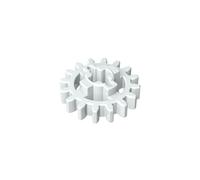 Gobricks 94925 Gear Technic Gear 16 Tooth Reinforced 50 Pieces GDS-1097 Compatible with Lego Building Blocks Color:Milky White 091
