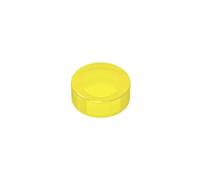 Gobricks 98138 Circular Plate Tile Round 1x1 50 Pieces GDS-612 Compatible with Lego Building Blocks Color:Trans Yellow