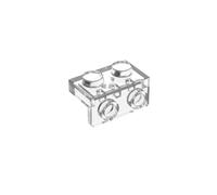 Gobricks 99781 Hinge Plate Bracket 1 x 2-1 x 2 10 Pieces GDS-640 Compatible with Lego Building Blocks Color:Trans-Clear 180