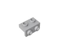 Gobricks 99781 Hinge Plate Bracket 1x2-1x2 10 Pieces GDS-640 Compatible with Lego Building Blocks Color:Light Bluish Gray