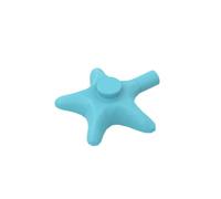 Gobricks Animals Starfish 10PCS Compatible with Lego 33122 GDS-2096 Classic Bulk Toy MOC Color:Medium Azure 322