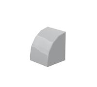 Gobricks Arched Brick 1x1x1 Curved Brick 50 Pieces GDS-90265 Compatible with Lego Building Blocks Color:Light Bluish Gray 194