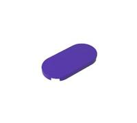 Gobricks Circular Plate 2X4 Oval Light Panel 10PCS Compatible with Lego GDS-90043 66857 Classic Bulk Toy MOC Color:Dark Purple 060