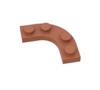Gobricks Circular Plate 4X4 Curved Fillet Plate 50PCS Compatible with Lego 68568 GDS-2191 Classic Bulk Toy MOC Color:Dark Orange 38