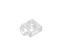 Gobricks Foundation Plate 1x1 Plate with Side Stud 50 Pieces GDS-90294 Compatible with Lego Building Blocks Color:Trans-Clear