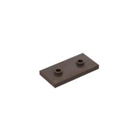 Gobricks Foundation Plate 2X4 Eight Turn 2 Plate 10PCS Compatible with Lego GDS-90201 Classic Bulk Toy MOC Color:Dark Brown 308
