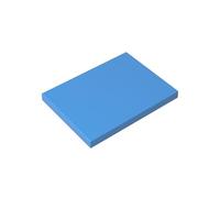 Gobricks Foundation Plate 3 * 4 Light Panel 10PCS Compatible with Lego GDS-90198 Classic Bulk Toy MOC Color:Medium Blue 052