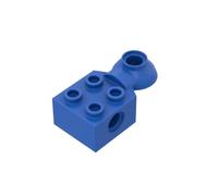 Gobricks GDS-1088 Technic Brick Special 22 with Pin Hole, Rotation Joint Ball Half (Vertical Side) 10PCS Compatible with Lego Toy MOC Components for Major Brick Brands Color:Blue 23