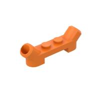 Gobricks GDS-1197 Plate Special 1x4 with Angled Tubes 50PCS Compatible with Lego Toy 61072 DIY Parts and MOC Components for Major Brick Brands Color:Orange 106