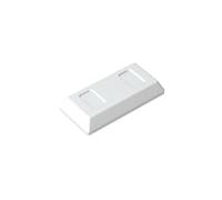 Gobricks GDS-1499 Tile Special 1x2 with Sloped Walls AKA Money/Gold Bar (Ingot) 50PCS Compatible with Lego Toy 96910 99563 DIY Parts and MOC Components for Major Brick Brands Color:Milky White