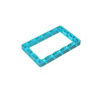Gobricks GDS-1538 Technic Beam Frame 7x11 10PCS Compatible with Lego Toy 39794 DIY Parts and MOC Components for Major Brick Brands Color:Medium Azure 322