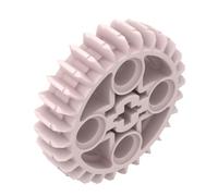 Gobricks GDS-1564 Technic Gear 28 Tooth Double Bevel 10PCS Compatible with Lego Toy 46372 DIY Parts and MOC Components for Major Brick Brands Color:Light Pink 17