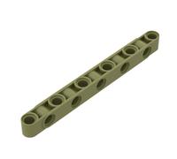 Gobricks GDS-1594 Technic Beam 1x11 Thick with Alternating Holes 10PCS Compatible with Lego Toy DIY Parts and MOC Components for Major Brick Brands Color:Olive Green 330