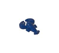 Gobricks GDS-2025 Lobster with Black Eyes Pattern 50PCS Compatible with Lego Toy 27152 DIY Parts and MOC Components for Major Brick Brands Color:Dark Blue 140