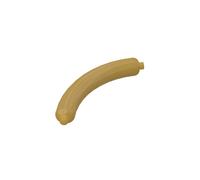 Gobricks GDS-2046 Food Hot Dog/Sausage 50PCS Compatible with Lego Toy 25994 DIY Parts and MOC Components for Major Brick Brands Color:Pearl Gold 297