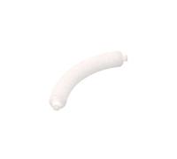 Gobricks GDS-2046 Food Hot Dog/Sausage 50PCS Compatible with Lego Toy 25994 DIY Parts and MOC Components for Major Brick Brands Color:Milky White