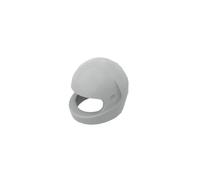 Gobricks GDS-2067 Minifig Standard Helmet 50PCS Compatible with Lego Toy 30124 DIY Parts and MOC Components for Major Brick Brands Color:Light Bluish Gray 194