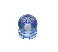 Gobricks GDS-2093 Equipment Crystal Ball Globe 2x2x2 50PCS Compatible with Lego Toy 30106 DIY Parts and MOC Components for Major Brick Brands Color:Trans-Dark Blue 43