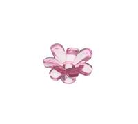 Gobricks GDS-2118 Plant, Flower, Minifig Accessory with 7 Thick Petals and Pin 50PCS Compatible with Lego Toy 32606 DIY Parts and MOC Components for Major Brick Brands Color:Trans Dark Pink 113