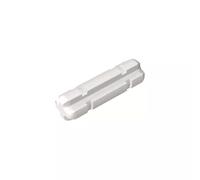 Gobricks GDS-580 Technic Axle 2 Notched 50PCS Compatible with Lego 32062 DIY Parts and MOC Components for Major Brick Brands Color:White