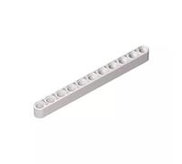 Gobricks GDS-583 Technic Beam 1x11 Thick 10PCS Compatible with Lego 64290 32525 DIY Parts and MOC Components for Major Brick Brands Color:White