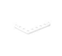 Gobricks GDS-672 Technic Beam 1x9 Bent (6-4) Thick 50PCS Compatible with Lego Toy 6629 42149 DIY Parts and MOC Components for Major Brick Brands Color:Milky White