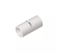Gobricks GDS-887 Technic Pin Connector Round (Slotted) 50PCS Compatible with Lego Toy 62462 29219 DIY Parts and MOC Components for Major Brick Brands Color:White