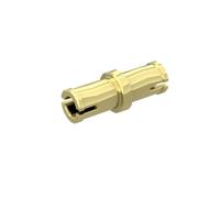 Gobricks GDS-892 Technic Pin Without Friction Ridges Lengthwise 50PCS Compatible with Lego Toy 3673 DIY Parts and MOC Components for Major Brick Brands Color:Chrome Gold