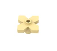Gobricks GDS-943 Plant, Flower 2x2 Leaves - Angular 50PCS Compatible with Lego Toy 4727 DIY Parts and MOC Components for Major Brick Brands Color:Light Yellow 19
