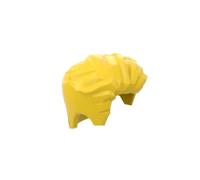 Gobricks Hairstyle 105 Mini Wig 20PCS Compatible with Lego 23186 GDS-2155 Classic Bulk Toy MOC Color:Yellow 24
