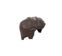 Gobricks Hairstyle 105 Mini Wig 20PCS Compatible with Lego 23186 GDS-2155 Classic Bulk Toy MOC Color:Dark Brown 308