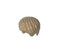 Gobricks Hairstyle Boy Man Hair 10PCS Compatible with Lego 62810 GDS-M112 Classic Bulk Toy MOC Color:Dark Tan 138