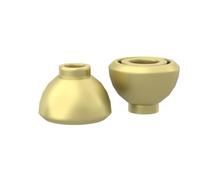 Gobricks Headwear 1x1 Conical Brick 50PCS Compatible with Lego GDS-M253 37840-20952 Classic Bulk Toy MOC Color:Chrome Gold