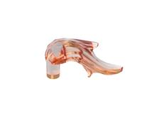 Gobricks Headwear Pound Tail Man's Hair 10PCS Compatible with Lego GDS-90099 22411 Classic Bulk Toy MOC Color:Trans Orange 182