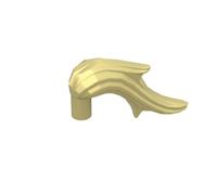 Gobricks Headwear Pound Tail Man's Hair 10PCS Compatible with Lego GDS-90099 22411 Classic Bulk Toy MOC Color:Chrome Gold