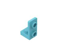 Gobricks Hinge Plate 1x 1x 2 Bracket 10PCS Compatible with Lego 73825 GDS-2140 Classic Bulk Toy MOC Color:Medium Azure 322