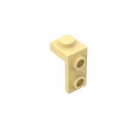 Gobricks Hinge Plate 1x 1x 2 Bracket 10PCS Compatible with Lego 79389 GDS-2141 Classic Bulk Toy MOC Color:Light Yellow 19