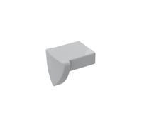 Gobricks Hinge Plate 1X1 with Sharp Light Panel 50PCS Compatible with Lego 35463 GDS-2180 Classic Bulk Toy MOC Color:Light Bluish Gray 194