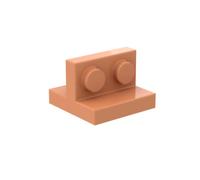 Gobricks Hinge Plate 2X2 Bracket Plate 10PCS Compatible with Lego 41682 GDS-90491 Classic Bulk Toy MOC Color:Nougat