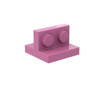 Gobricks Hinge Plate 2X2 Bracket Plate 10PCS Compatible with Lego 41682 GDS-90491 Classic Bulk Toy MOC Color:Dark Pink 221