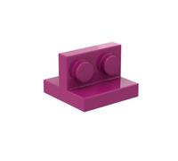 Gobricks Hinge Plate 2X2 Bracket Plate 10PCS Compatible with Lego 41682 GDS-90491 Classic Bulk Toy MOC Color:Magenta 124