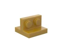 Gobricks Hinge Plate 2X2 Bracket Plate 10PCS Compatible with Lego 41682 GDS-90491 Classic Bulk Toy MOC Color:Pearl Gold 297