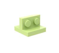 Gobricks Hinge Plate 2X2 Bracket Plate 10PCS Compatible with Lego 41682 GDS-90491 Classic Bulk Toy MOC Color:Yellowish Green 326