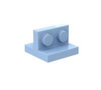 Gobricks Hinge Plate 2X2 Bracket Plate 10PCS Compatible with Lego 41682 GDS-90491 Classic Bulk Toy MOC Color:Bright Light Blue 212