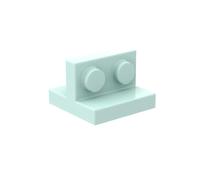 Gobricks Hinge Plate 2X2 Bracket Plate 10PCS Compatible with Lego 41682 GDS-90491 Classic Bulk Toy MOC Color:Light Aqua 323