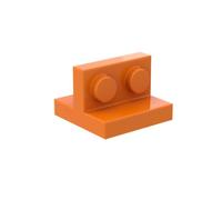 Gobricks Hinge Plate 2X2 Bracket Plate 10PCS Compatible with Lego 41682 GDS-90491 Classic Bulk Toy MOC Color:Orange 106