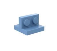Gobricks Hinge Plate 2X2 Bracket Plate 10PCS Compatible with Lego 41682 GDS-90491 Classic Bulk Toy MOC Color:Medium Blue 102